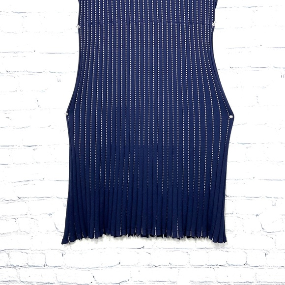 👗NWT🤩 |•LANE BRYANT•| Broken Stripe Comfort Fit Accordion Knit Dress Size… - Picture 4 of 14